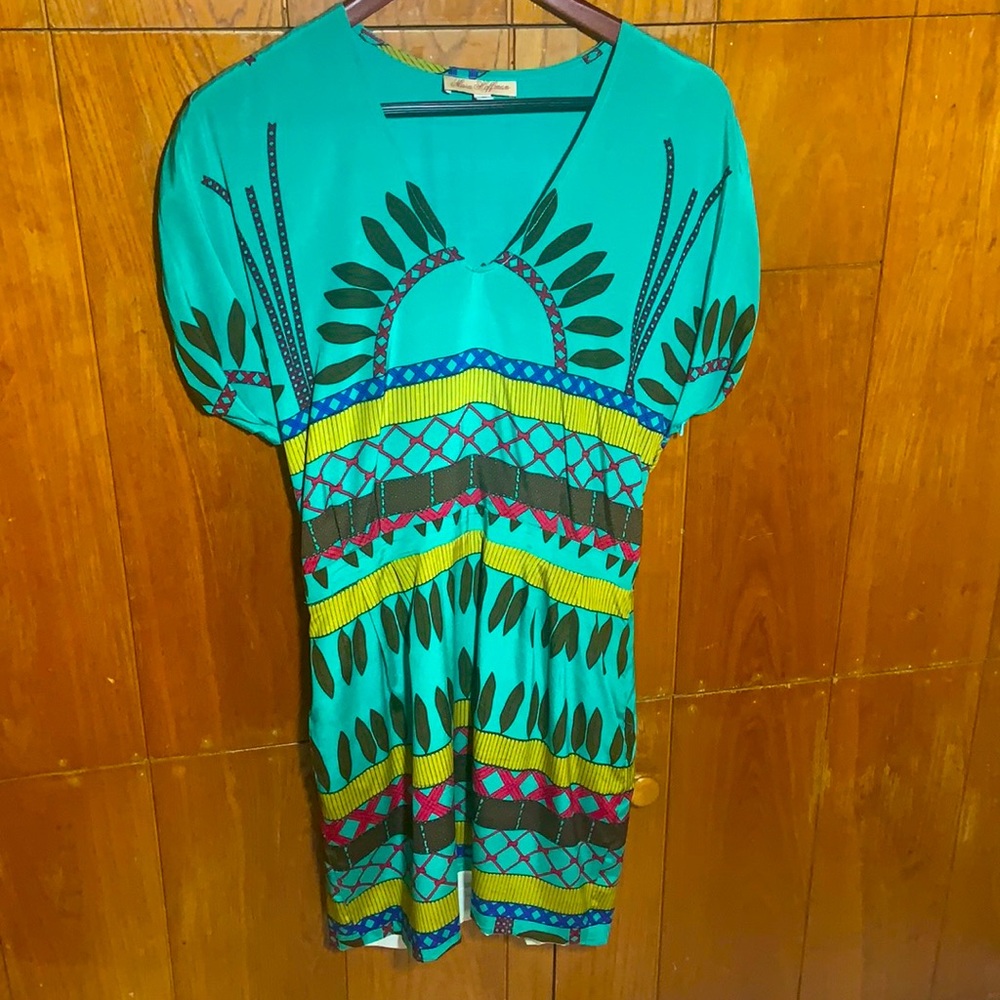 Mara Hoffman basketweave dress with pockets
